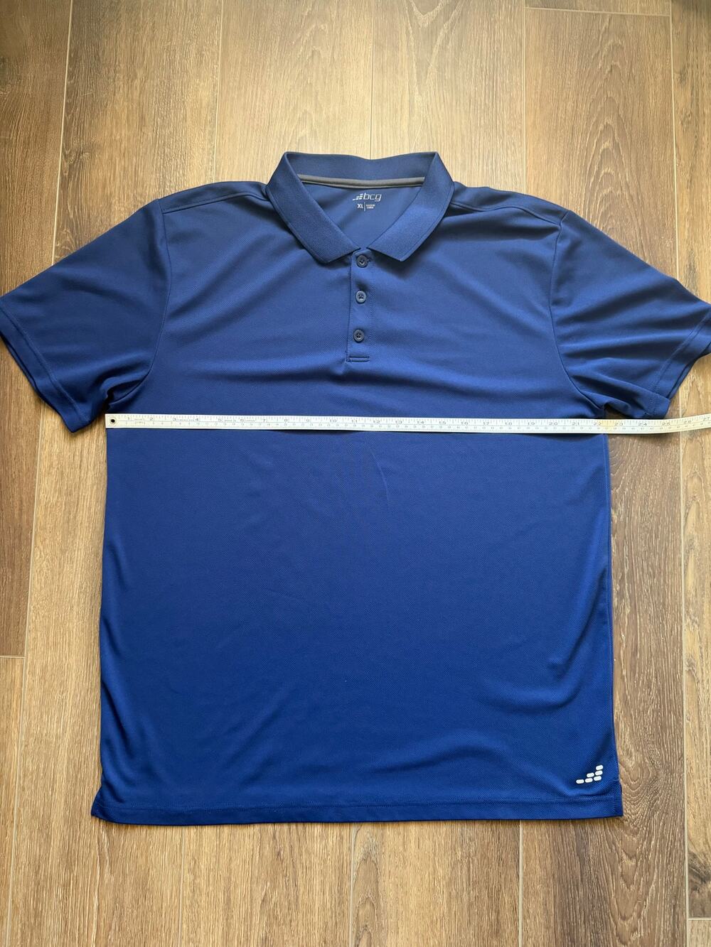 BCG Men's Navy Blue Performance Golf Polo Shirt Size XL